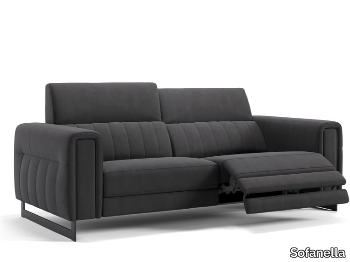 LESINA - 3 seater fabric sofa _ Sofanella