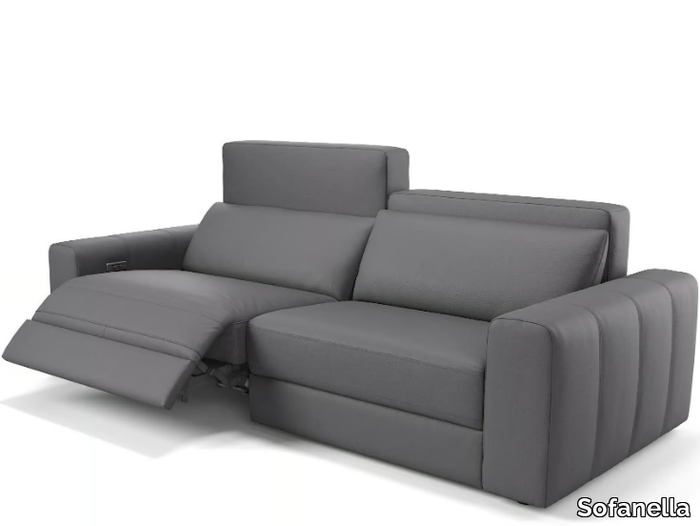 CAPRI - 3 seater leather sofa _ Sofanella