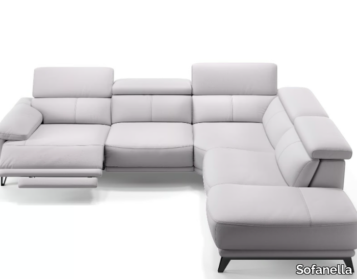 CELANO - Corner leather sofa _ Sofanella