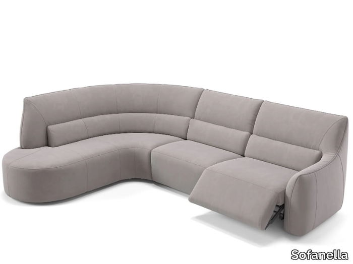 PESARO - Corner fabric sofa _ Sofanella