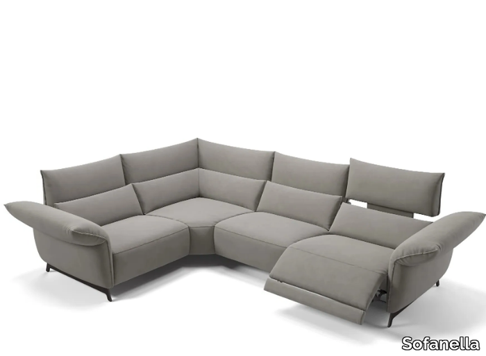 CUNEO - Corner fabric sofa _ Sofanella