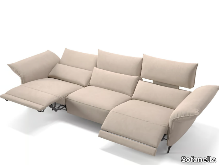 CUNEO XXL - 3 seater fabric sofa _ Sofanella