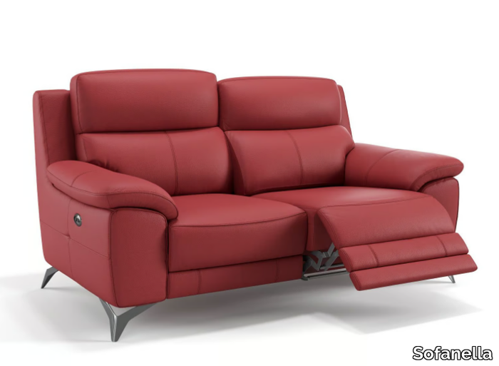 LANTELLA - 2 seater leather sofa _ Sofanella