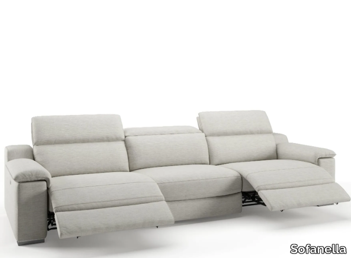 MACELLO XXL - 3 seater fabric sofa _ Sofanella