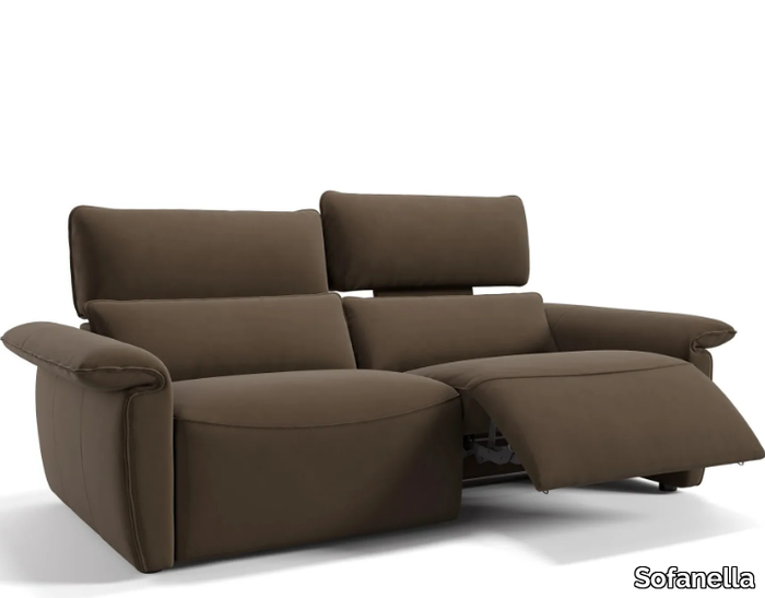 MERIDA - 3 seater leather sofa _ Sofanella