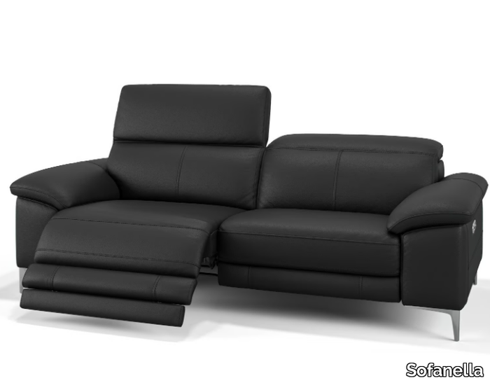 SIENA - 3 seater leather sofa _ Sofanella