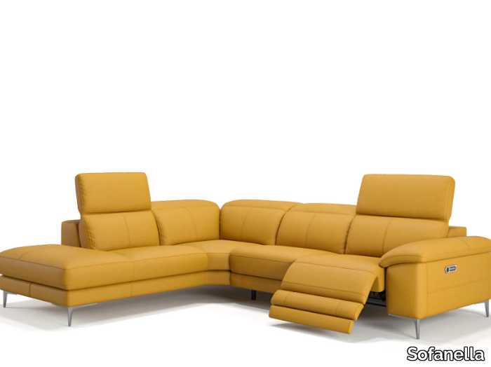 SIENA - Corner leather sofa _ Sofanella