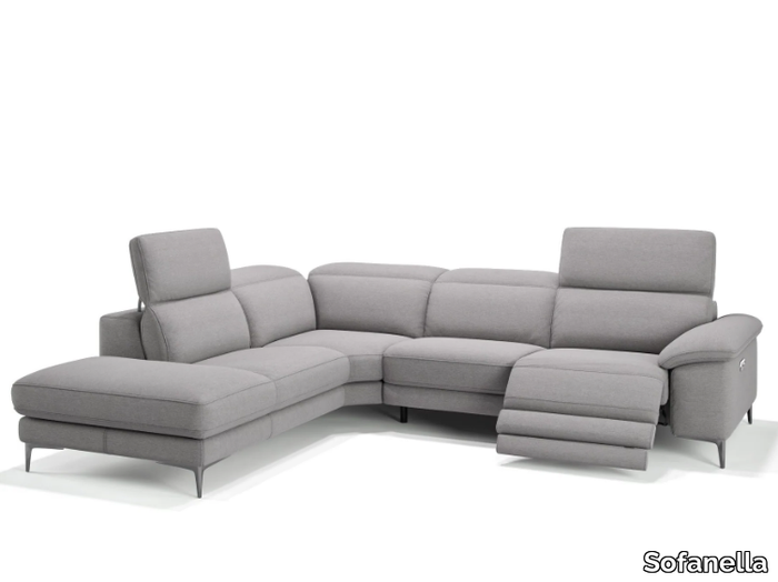 SIENA - Corner fabric sofa _ Sofanella