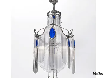 10075 - Art nouveau chandelier _ Sofar