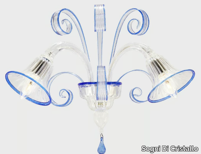 ERMES - Murano glass wall lamp _ Sogni Di Cristallo