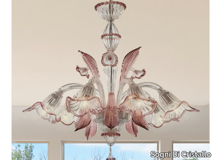 AFRODITE - Murano glass chandelier _ Sogni Di Cristallo