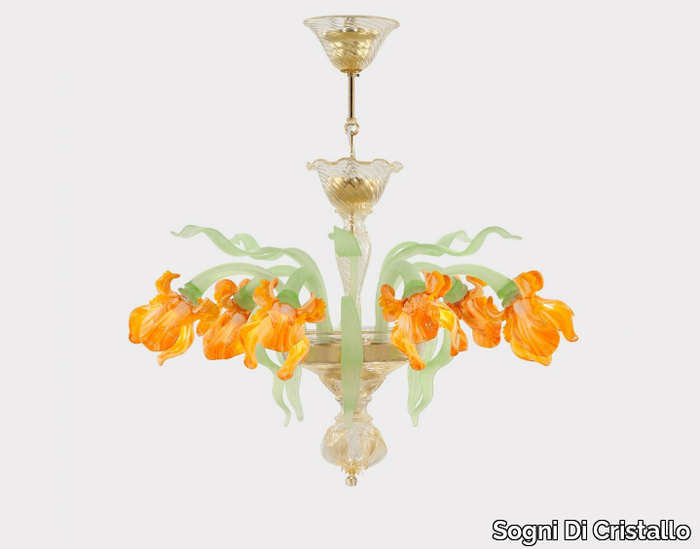 IRIS - Murano glass chandelier _ Sogni Di Cristallo