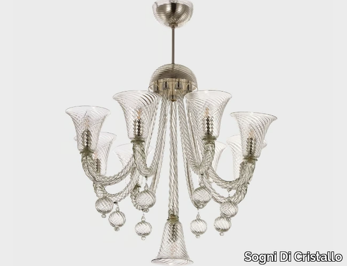 ADONE - Murano glass chandelier _ Sogni Di Cristallo