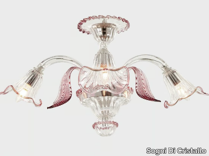 AFRODITE - Murano glass ceiling lamp _ Sogni Di Cristallo