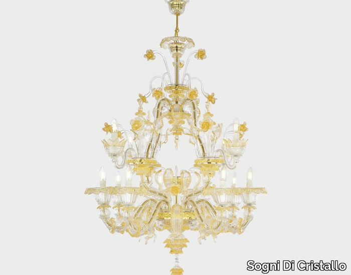 CA' REZZONICO AUGUSTO - Murano glass chandelier _ Sogni Di Cristallo