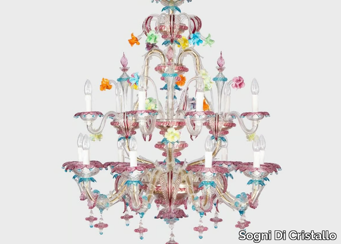 CA' REZZONICO VICTORIA - Murano glass chandelier _ Sogni Di Cristallo