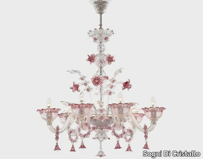 APOLLO - Murano glass chandelier _ Sogni Di Cristallo