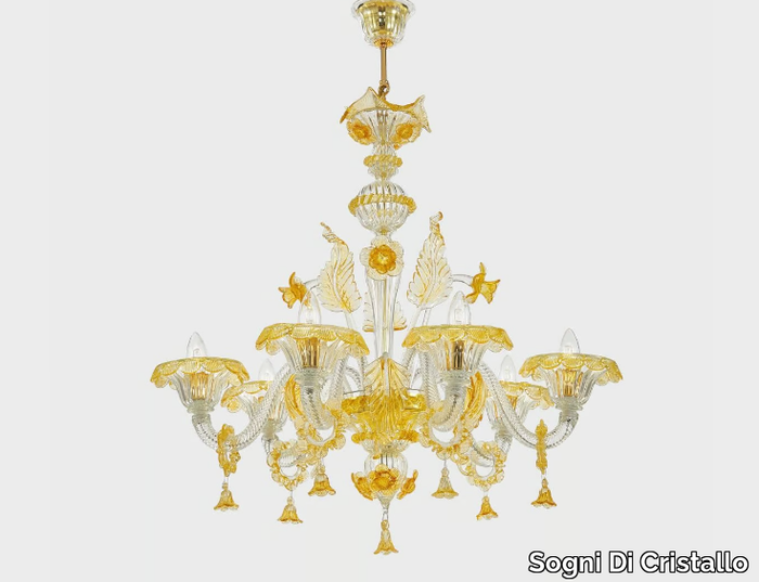 DELFI - Murano glass chandelier _ Sogni Di Cristallo