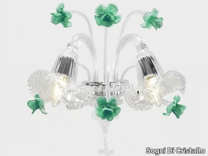 EURIDICE ORIGINAL EDITION - Handmade Murano glass wall lamp _ Sogni Di Cristallo