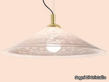 DOULI #2 - Handmade blown glass pendant lamp _ Sogni Di Cristallo