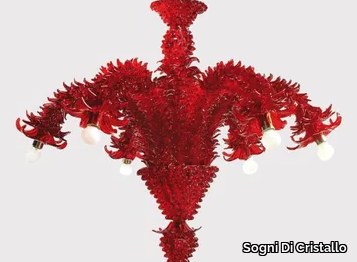 SELENE - Murano glass chandelier _ Sogni Di Cristallo