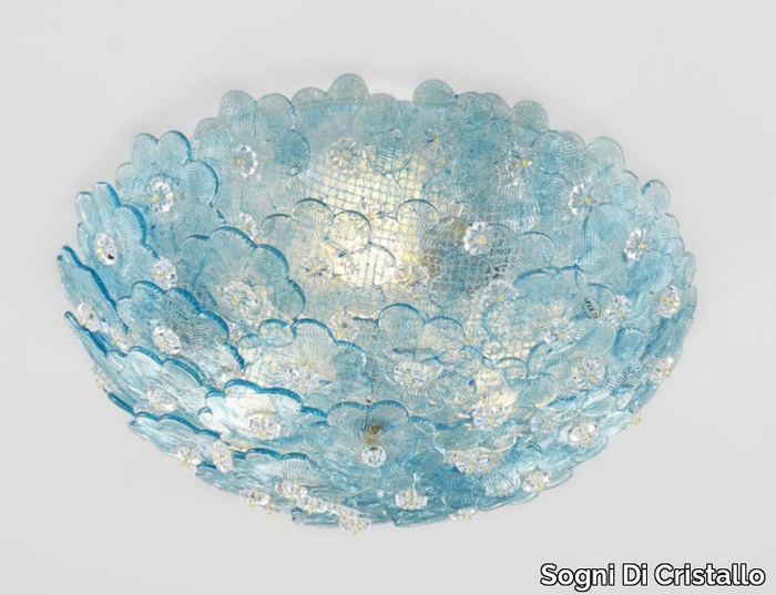 NARCISO - Handmade Murano glass ceiling light _ Sogni Di Cristallo