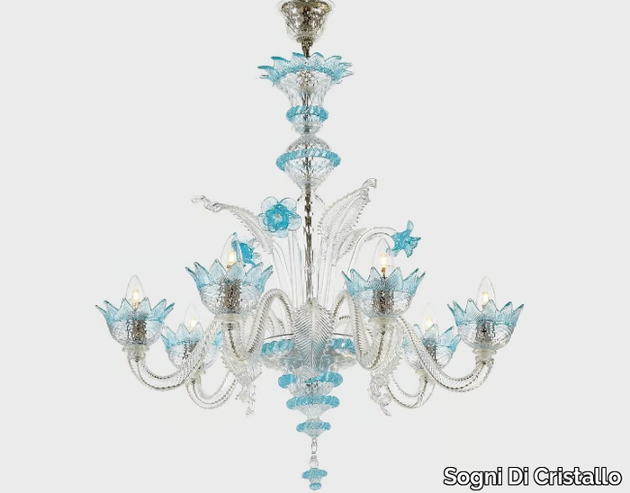 NETTUNO - Murano glass chandelier _ Sogni Di Cristallo