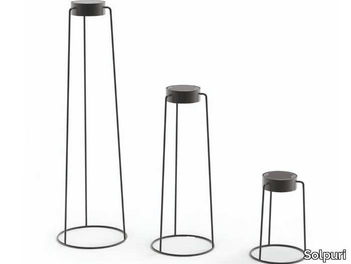 MOON - Aluminium floor lamp _ Solpuri