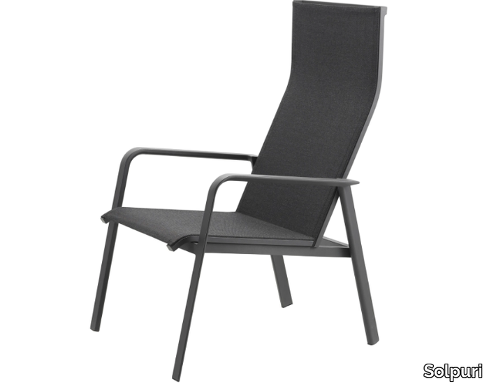 BREEZE LOUNGE - Garden fabric easy chair high-back _ Solpuri