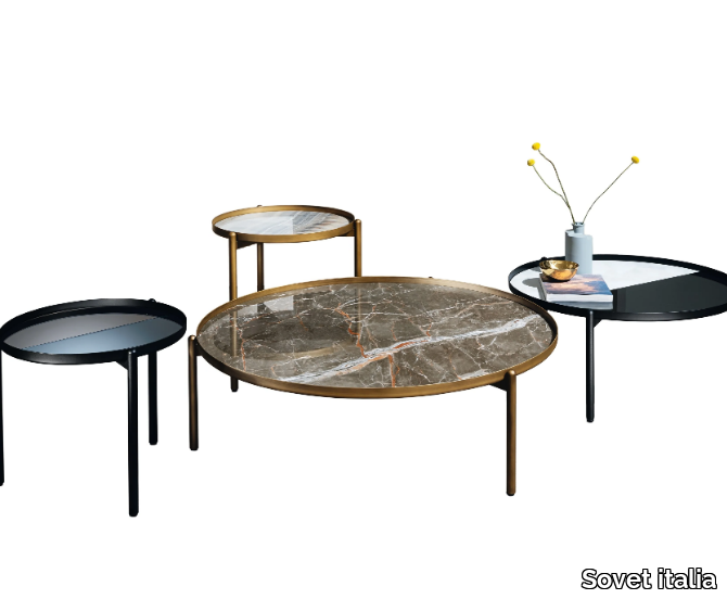 CAMPOS - Round coffee table _ Sovet italia