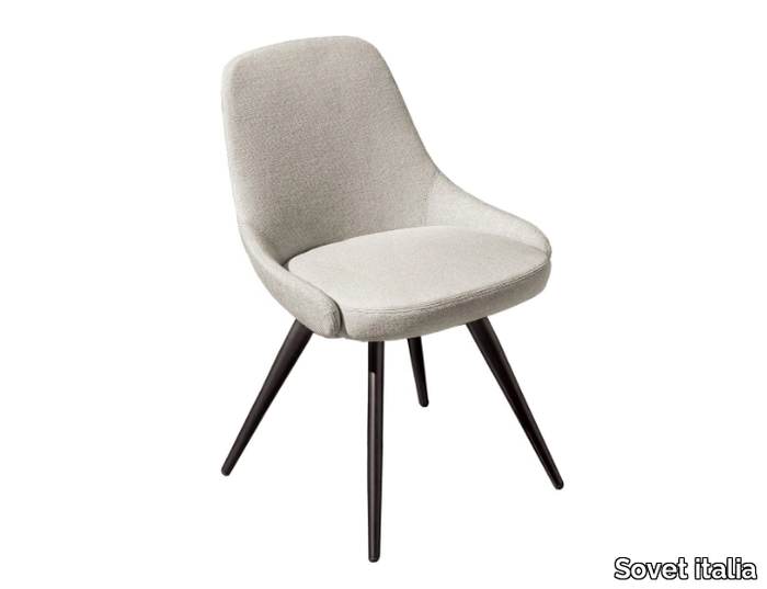 CADIRA S - Upholstered fabric chair _ Sovet italia