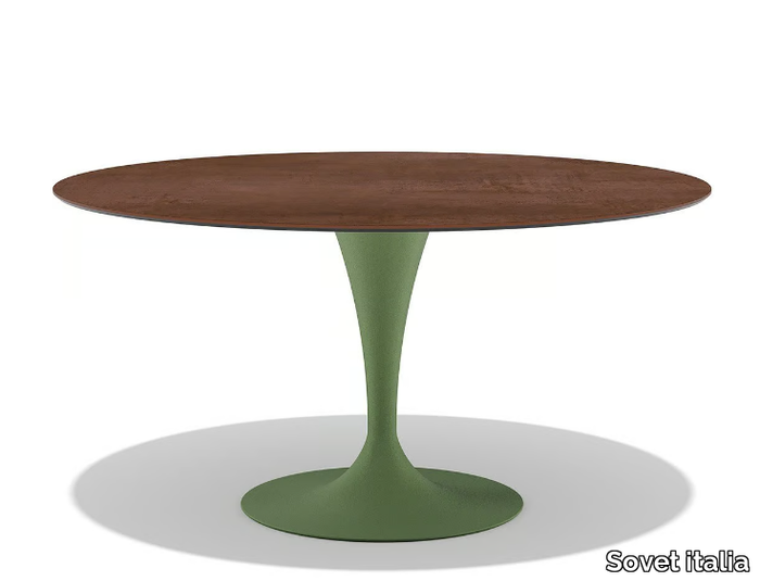 FLÛTE - Ceramic garden table _ Sovet italia