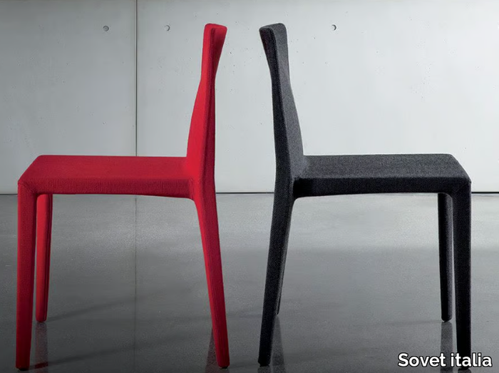 PURA - Fabric chair _ Sovet italia