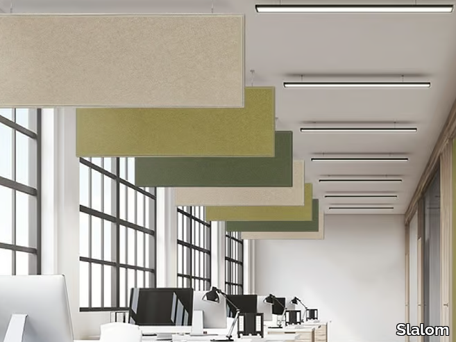 T-LIGHT BAFFLE - Polyester fibre acoustic baffles _ Slalom