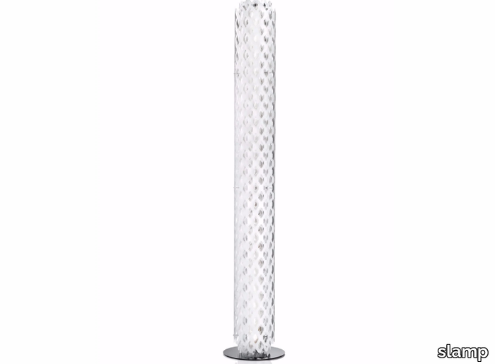 CHARLOTTE - Cristalflex® and Lentiflex® LED floor lamp with dimmer _ Slamp