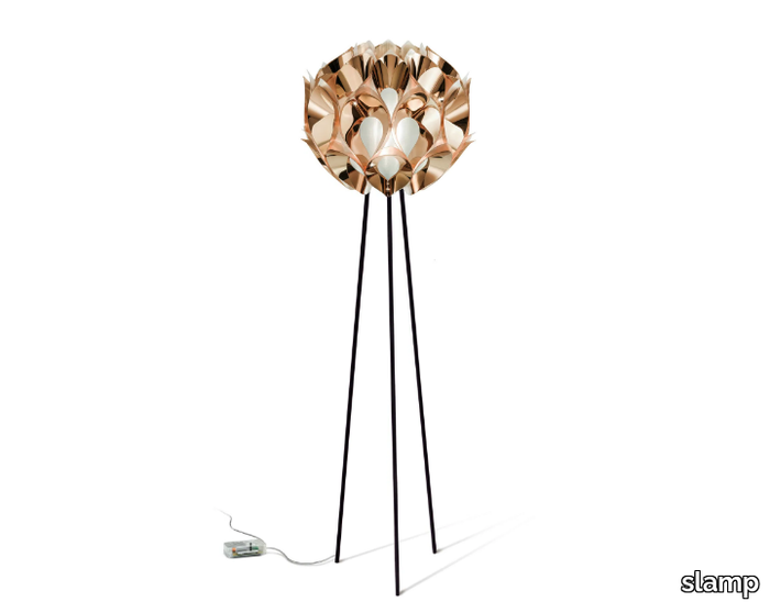 FLORA COPPER - Copperflex floor lamp _ Slamp