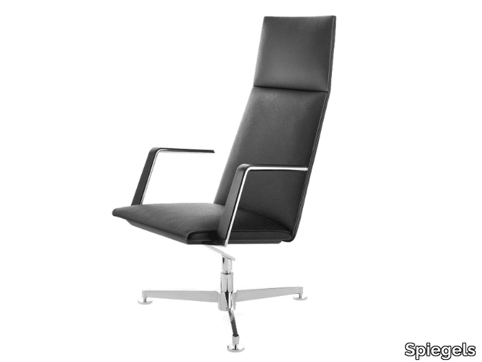 .LEPTOS LOUNGE L430 - High-back leather executive chair _ Spiegels