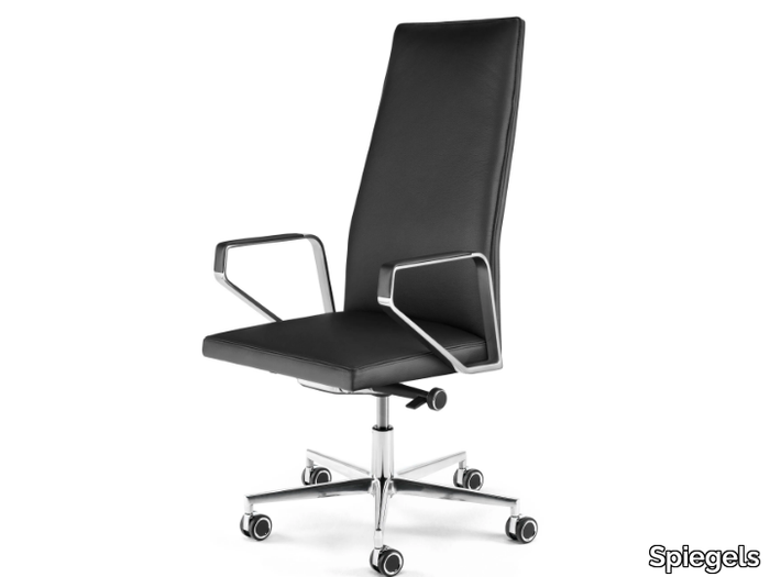 .PILOT 400 - High-back swivel office chair with 5-Spoke base _ Spiegels