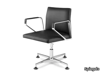 .PILOT PS1201 - Swivel training chair with 4-spoke base with armrests _ Spiegels