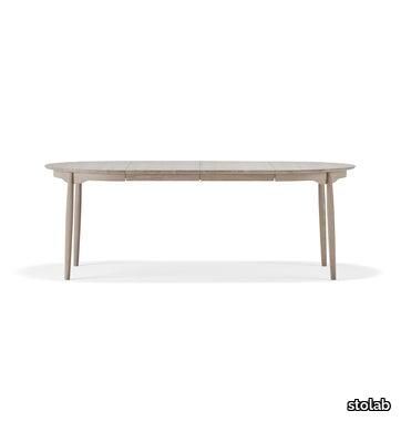 Carl Table Ø 115 cm divisible | Oak