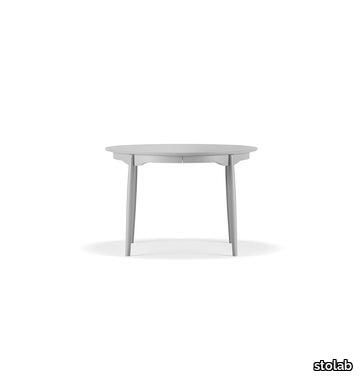 Carl Table Ø 115 cm Fixed | Birch