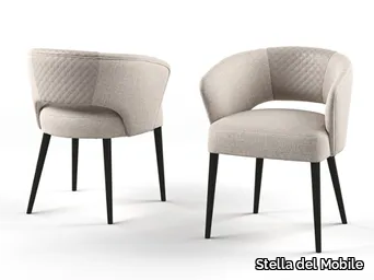 PR.420 - Upholstered fabric chair with armrests _ Stella del Mobile