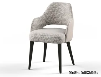 PR.456 - Upholstered fabric chair with armrests _ Stella del Mobile