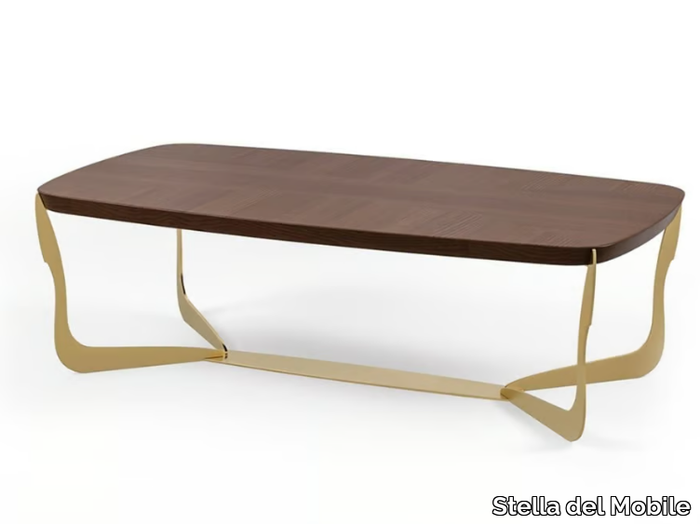 PR.310 - Low rectangular wooden coffee table _ Stella del Mobile