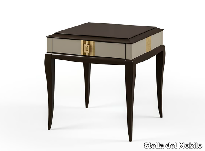 PR.336 - Square wooden coffee table with storage space _ Stella del Mobile