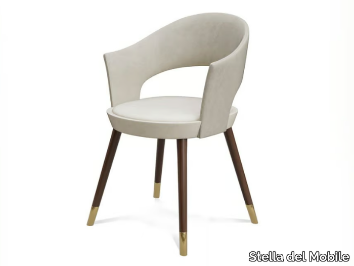 PR.458 - Upholstered fabric chair with armrests _ Stella del Mobile