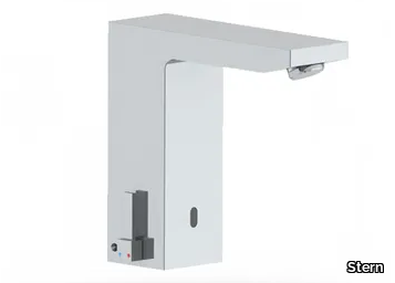 QUADRAT DM 1000 - Electronic chromed brass tap for public WC _ Stern