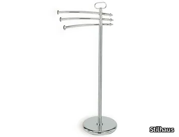 ELITE EL19 - Standing brass towel rack _ Stilhaus