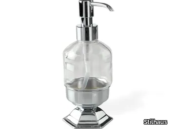 MARTE - Glass Bathroom soap dispenser _ Stilhaus