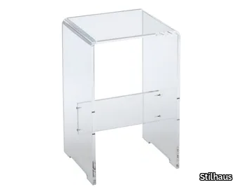 PLEXIGLASS - Plexiglass bathroom stool _ Stilhaus